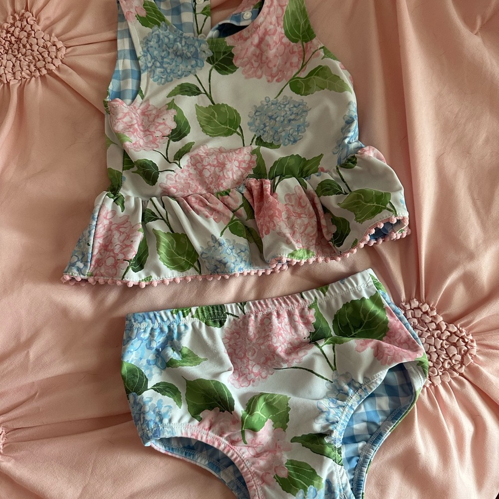 Floral Kids Swim Set